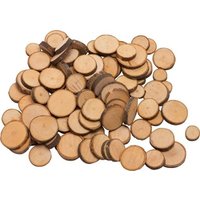 Goki TT101 - Astscheiben, Holz, ca. 1-2 cm, Bastel-Set 100 Stück von Gollnest & Kiesel KG