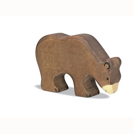 Holztiger Holzfigur Braunbaer, fressend Holztiger Holzfigur Braunbaer, fressend von Gollnest & Kiesel KG