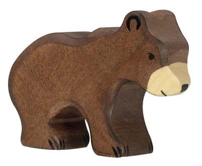 Holztiger Holzfigur Braunbär, klein von Gollnest & Kiesel KG
