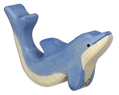 Holztiger Holzfigur Delfin, klein von Gollnest & Kiesel KG