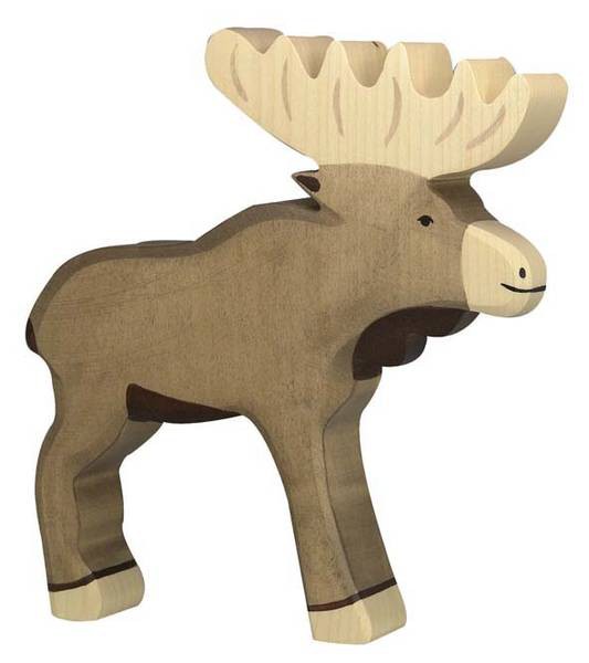 Holztiger Holzfigur Elch von Gollnest & Kiesel KG