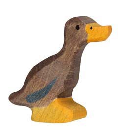 Holztiger Holzfigur Entenküken, laufend Holztiger Holzfigur Entenküken, laufend von Gollnest & Kiesel KG