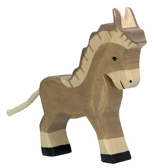 Holztiger Holzfigur Esel, klein von Gollnest & Kiesel KG