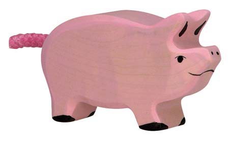 Holztiger Holzfigur Ferkel von Gollnest & Kiesel KG
