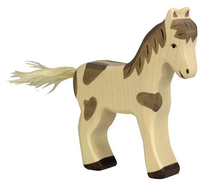 Holztiger Holzfigur Fohlen, gefleckt von Gollnest & Kiesel KG