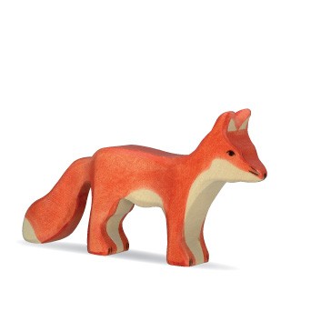 Holztiger Holzfigur Fuchs stehend von Gollnest & Kiesel KG