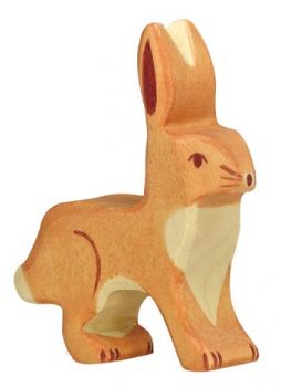 Holztiger Holzfigur Hase, Ohren hoch Holztiger Holzfigur Hase, Ohren hoch von Gollnest & Kiesel KG