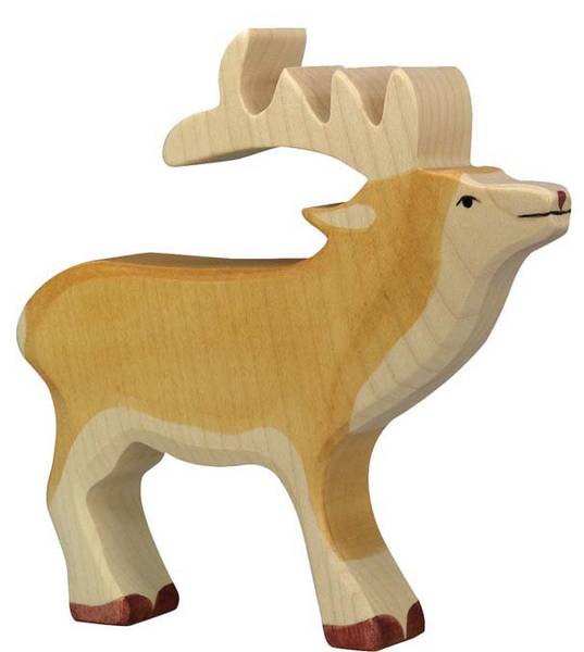 Holztiger Holzfigur Hirsch Holztiger Holzfigur Hirsch von Gollnest & Kiesel KG