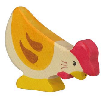 Holztiger Holzfigur Huhn, pickend Holztiger Holzfigur Huhn, pickend von Gollnest & Kiesel KG