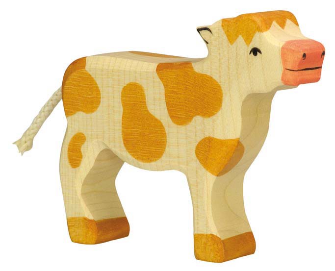 Holztiger Holzfigur Kalb braun Holztiger Holzfigur Kalb braun von Gollnest & Kiesel KG