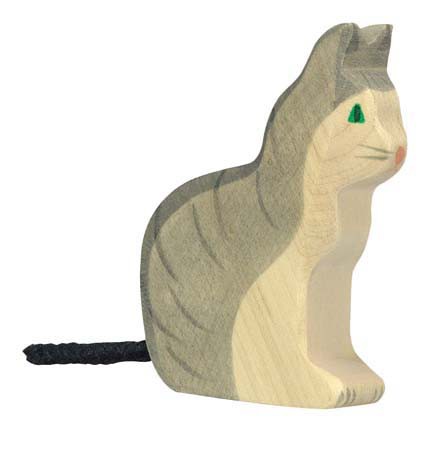 Holztiger Holzfigur Katze, sitzend Holztiger Holzfigur Katze, sitzend von Gollnest & Kiesel KG