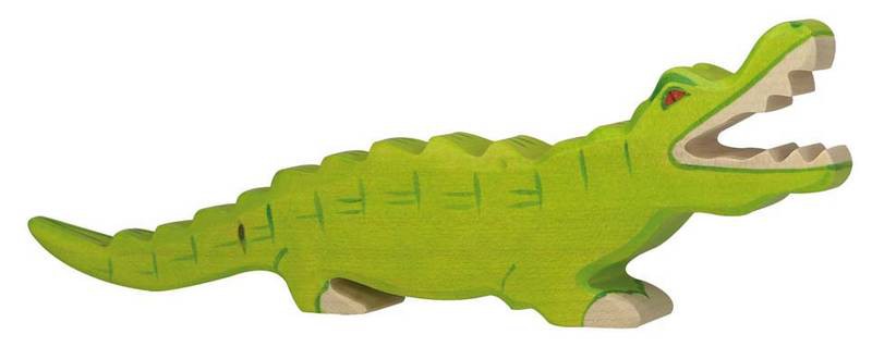 Holztiger Holzfigur Krokodil von Gollnest & Kiesel KG