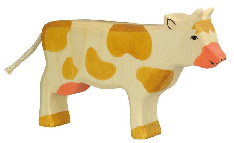 Holztiger Holzfigur Kuh braun Holztiger Holzfigur Kuh braun von Gollnest & Kiesel KG