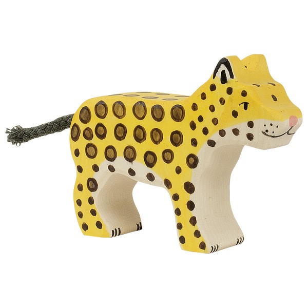 Holztiger Holzfigur Leopard, klein von Gollnest & Kiesel KG