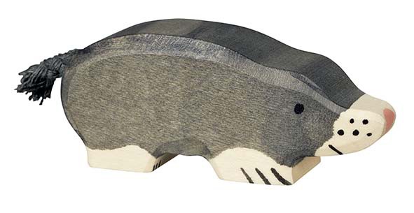 Holztiger Holzfigur Maulwurf von Gollnest & Kiesel KG