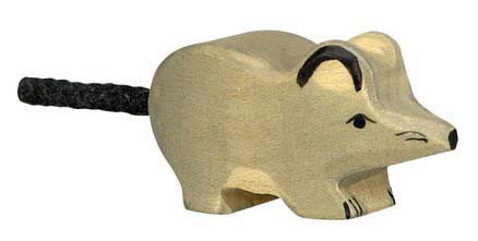 Holztiger Holzfigur Maus, grau Holztiger Holzfigur Maus, grau von Gollnest & Kiesel KG
