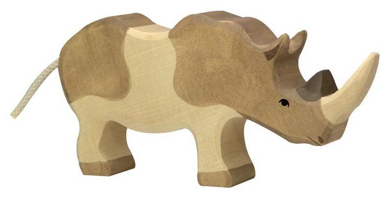 Holztiger Holzfigur Nashorn Holztiger Holzfigur Nashorn von Gollnest & Kiesel KG