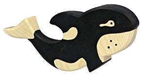 Holztiger Holzfigur Orka-Wal von Gollnest & Kiesel KG