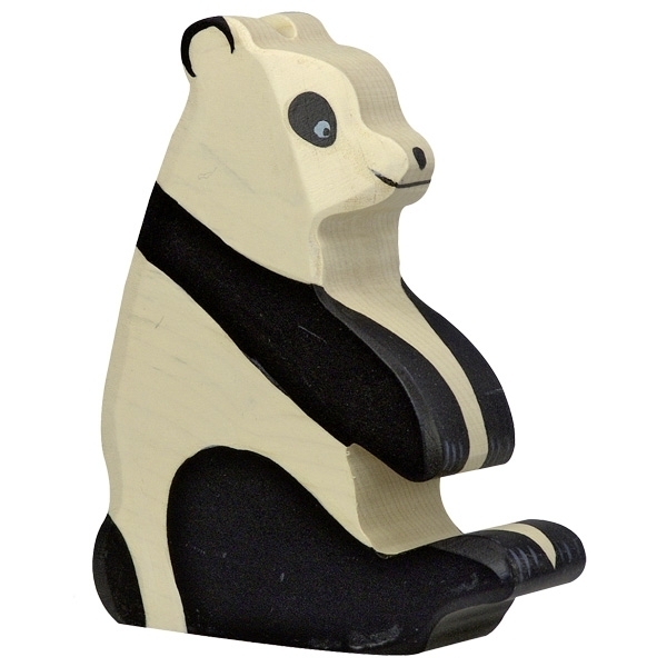 Holztiger Holzfigur Pandabaer, sitzend Holztiger Holzfigur Pandabaer, sitzend von Gollnest & Kiesel KG