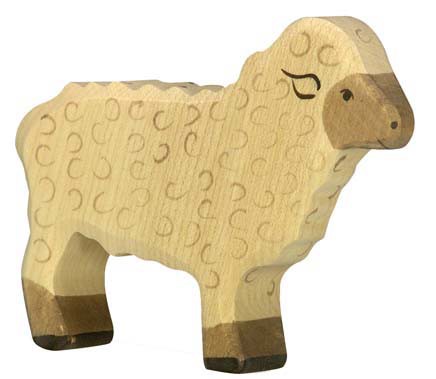 Holztiger Holzfigur Schaf, stehend Holztiger Holzfigur Schaf, stehend von Gollnest & Kiesel KG