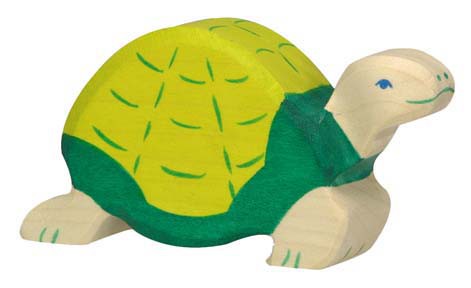 Holztiger Holzfigur Schildkröte grün Holztiger Holzfigur Schildkröte grün von Gollnest & Kiesel KG