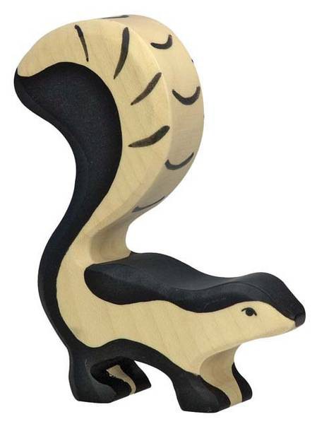 Holztiger Holzfigur Stinktier von Gollnest & Kiesel KG