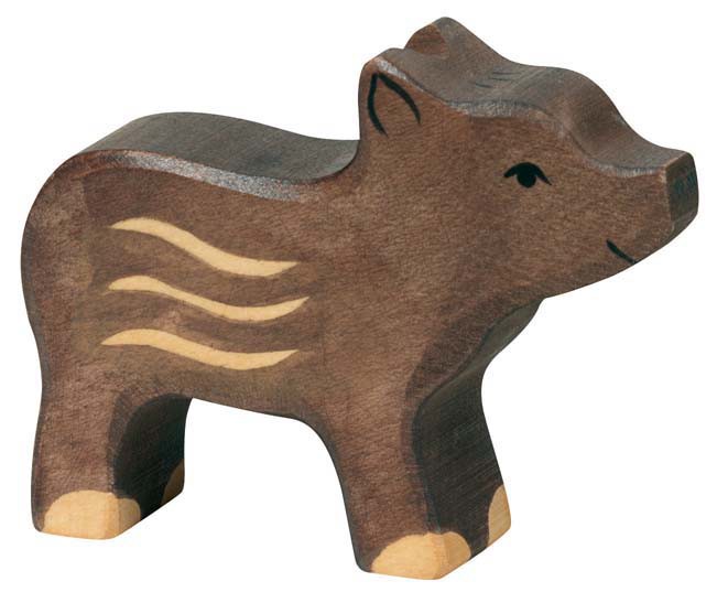 Holztiger Holzfigur Wildschwein, Frischling von Gollnest & Kiesel KG