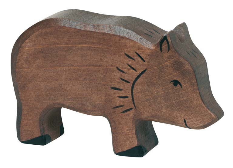 Holztiger Holzfigur Wildschwein von Gollnest & Kiesel KG