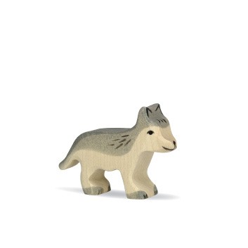 Holztiger Holzfigur Wolf klein von Gollnest & Kiesel KG
