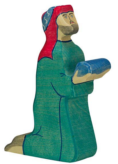 Holztiger Krippenfigur Balthasar 2 Holztiger Krippenfigur Balthasar 2 von Gollnest & Kiesel KG