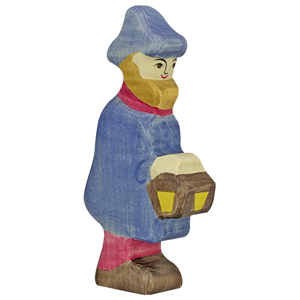 Holztiger Krippenfigur Hirte mit Lampe Holztiger Krippenfigur Hirte mit Lampe von Gollnest & Kiesel KG