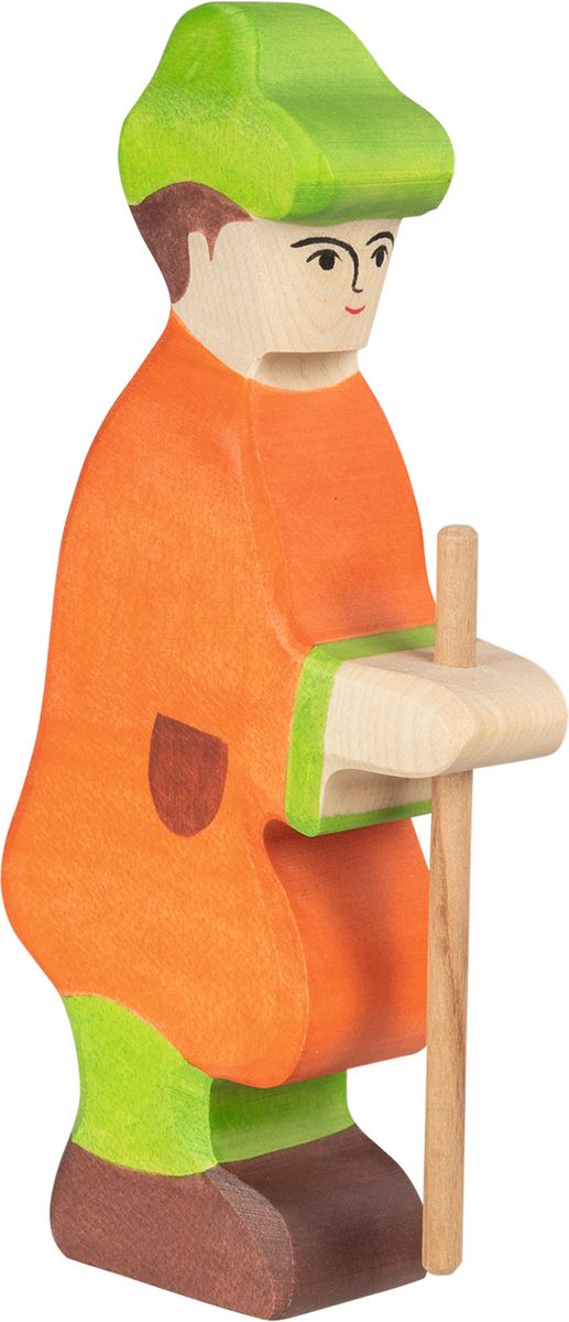 Holztiger Krippenfigur Hirte mit Stab Holztiger Krippenfigur Hirte mit Stab von Gollnest & Kiesel KG