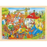 Goki 57670 - Einlegepuzzle Baustelle von Gollnest & Kiesel KG