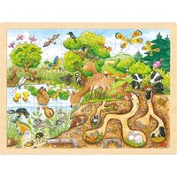 Goki 57582 - Einlegepuzzle Erlebnis Natur von Gollnest & Kiesel KG