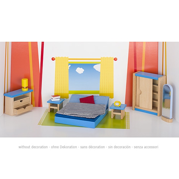 Goki Puppenhausmöbel Schlafzimmer Goki Puppenhausmöbel Schlafzimmer von Gollnest & Kiesel