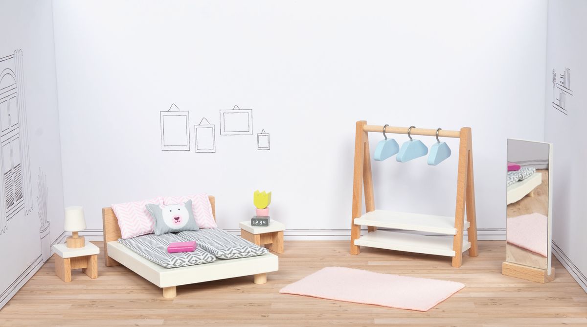 Goki Puppenhausmöbel Style Schlafzimmer Goki Puppenhausmöbel Style Schlafzimmer von Gollnest & Kiesel