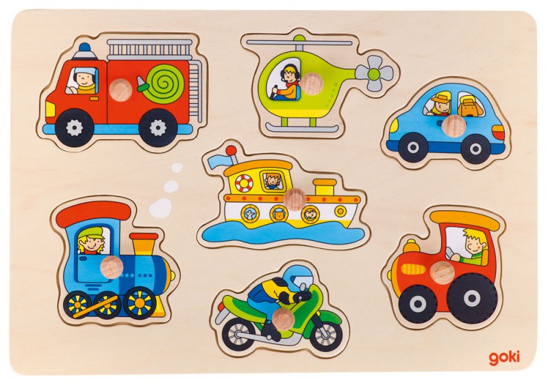 Goki Steckpuzzle - Fahrzeuge 2 Goki Steckpuzzle - Fahrzeuge 2 von Gollnest & Kiesel