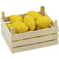 Goki Zitronen in Holzkiste Stiege für Kaufladen, Holz von Gollnest & Kiesel