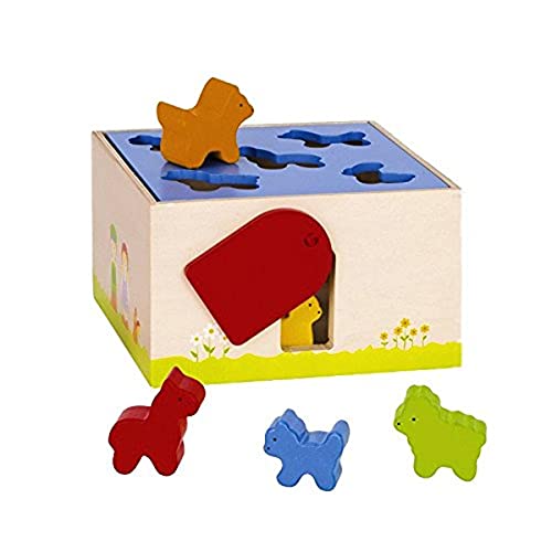 Goki 58665 Sort box "Bauernhoftiere" 5 Tiere aus Holz Goki 58665 Sort box "Bauernhoftiere" 5 Tiere aus Holz von goki