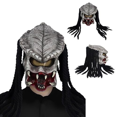 Goloxou Predator Helmet Maske Alien Hunter Maske Replica Replik Ironmen Helm für Erwachsene Halloween Karneval Kostümzubehör Figur Requisite Goloxou Predator Helmet Maske Alien Hunter Maske Replica Replik Ironmen Helm für Erwachsene Halloween Karneval Kostümzubehör Figur Requisite von Goloxou