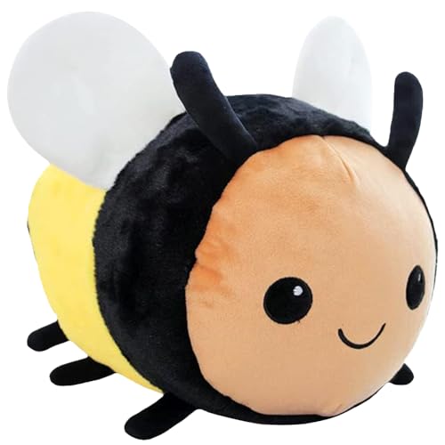 GomEi Stofftier Biene Plüschtier, 20cm Biene Kuscheltier Bee Plüschpuppe Kawaii Plüschtie Plush Toy Bee Kuscheltiere Spielzeug für Kinder Geburtstag Geschenk, Heimdeko von GomEi