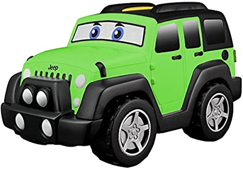 BB Junior 16-81801 - Spielzeugauto - Jeep Touch & Go (grün) von Gomazing