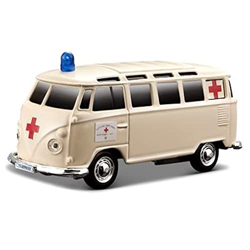 Maisto - VW T1 Einsatzfahrzeug mit Licht & Sound (12cm) (Krankenwagen) von Gomazing