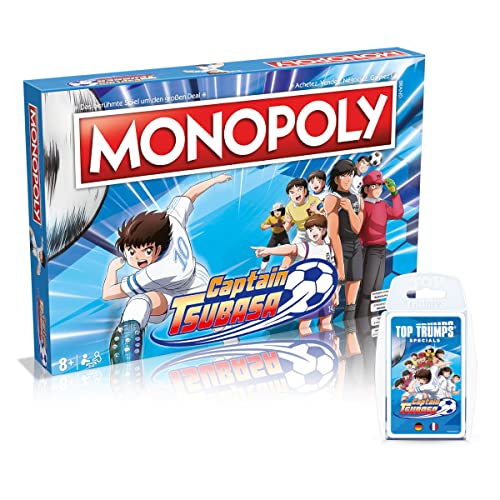 Monopoly - Captain Tsubasa (deutsch/französisch) + Top Trumps von Gomazing