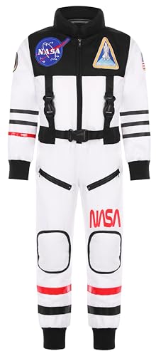 Gomukot Direct Astronauten-Kostüm für Kinder, NASA Astronauten-Kostüm für Halloween, Rollenspiel-Kostüm (3-4 Jahre) von Gomukot Direct