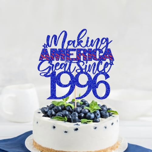 Tortenaufsatz, Aufschrift "Making America Great Since 5,019.0 cm, Cheers to 50 Years Birthday", 50 fabelhafte Kuchendekoration, Unabhängigkeitstag, Party-Dekoration (1996) von Gonasng