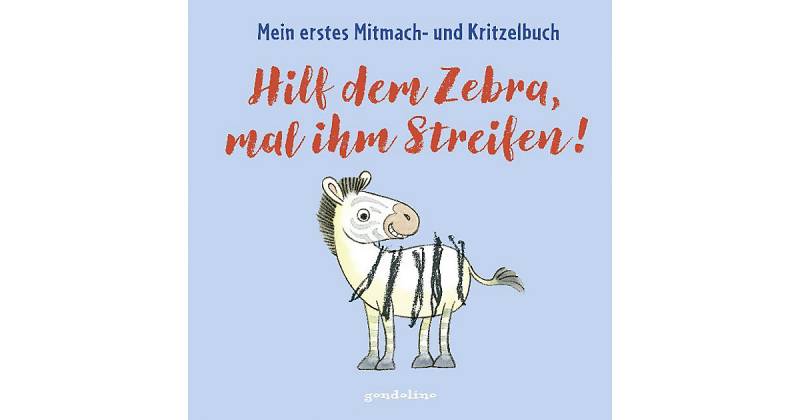 Buch - Hilf dem Zebra, mal ihm Streifen! von Gondolino Verlag