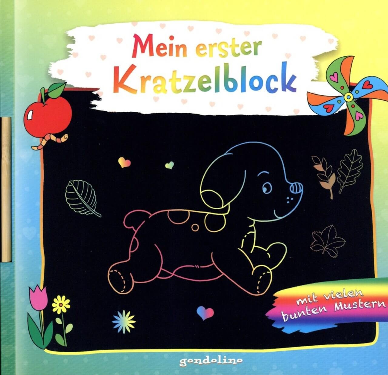 Mein erster Kratzelblock - Hund von gondolino