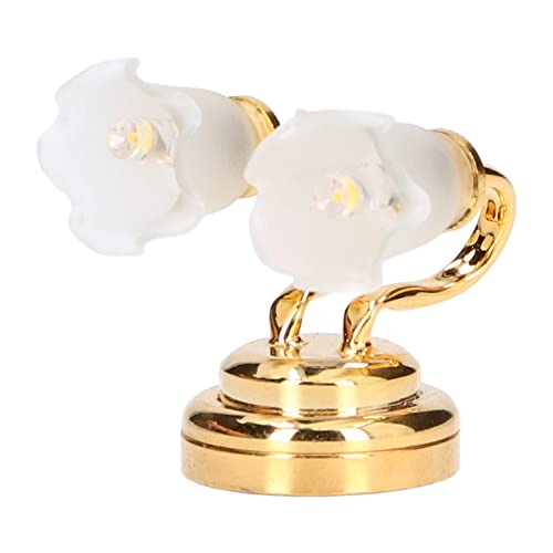 1:12 Puppenhaus Miniatur Wandlampe Lebendige Blumen Mini LED Licht Puppenhaus Beleuchtung LED Lampe Modell Spielzeug mit Schalterknopf für Puppenhaus Dekoration 1:12 Puppenhaus Miniatur Wandlampe Lebendige Blumen Mini LED Licht Puppenhaus Beleuchtung LED Lampe Modell Spielzeug mit Schalterknopf für Puppenhaus Dekoration von Gonetre