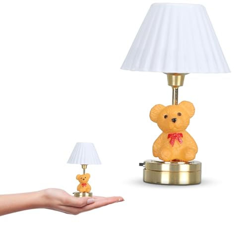 1:12 Puppenhaus Zubehör Niedliche Bär Tischlampe Puppenstuben Lampen Mit Batterie Puppenhaus Beleuchtung, Miniatur Puppenhaus Lampe Puppenhaus Licht Möbel Schlafzimmer Wohnzimmer 1:12 Puppenhaus Zubehör Niedliche Bär Tischlampe Puppenstuben Lampen Mit Batterie Puppenhaus Beleuchtung, Miniatur Puppenhaus Lampe Puppenhaus Licht Möbel Schlafzimmer Wohnzimmer von Gonetre